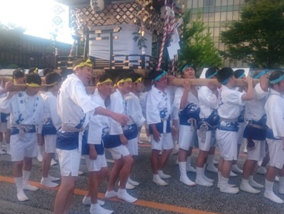 わっしょい百万夏まつりや地元神社の入魂式への参加